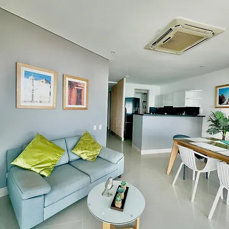 Apartamento De Tres Frente Al Mar Cartagena